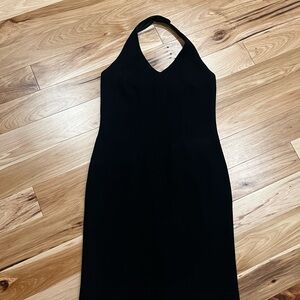 Chic Black Backless Dress